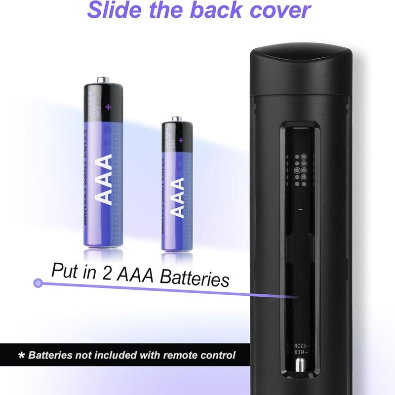 AAA Batteries Required Voice Remote Control, Universal Voice Remote Control, 2nd Gen Voice Replacement Remote Control Compatible with Second Generation Smart TV Cube for Fire TV Stick 4K (without Battery)