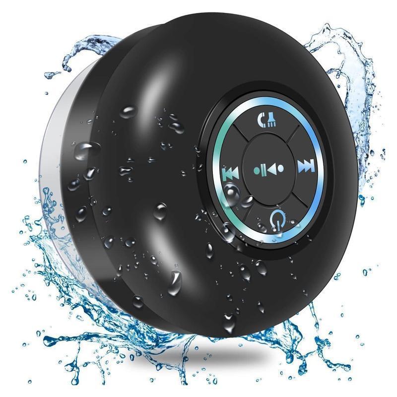 Free Ship Mini Bluetooth Shower Speaker,Portable Bluetooth-compatible Speaker for Beach, Shower & HomeMini Portable Wireless Speaker.ortable Wireless Speaker with Suction Cup.Pairs Easily to Phones, Tablets, Computer. christmas 2024 ornament