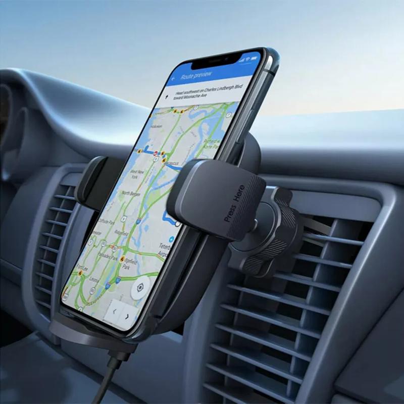 10W Wireless Car Charger Mount Phone Holder for iPhone 16 15 14 13 12 Pro Max 11