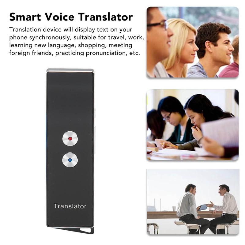 Translator Device Support 74 Languages 70 Accents Real Time Bluetooth 5.0 99% Accuracy Rate Handheld Smart Voice Translator