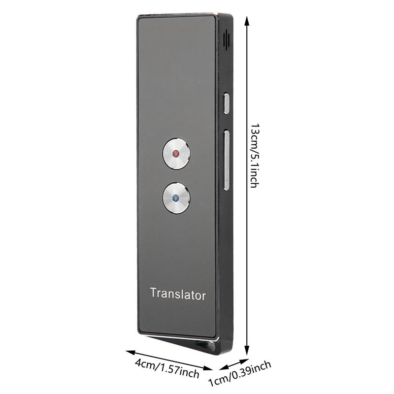 Translator Device Support 74 Languages 70 Accents Real Time Bluetooth 5.0 99% Accuracy Rate Handheld Smart Voice Translator