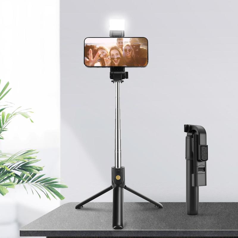 PRUNUS Q9 37.4in Extendable Selfie Stick Tripod with Detachable Remote Portable Selfie Tripod for iOS and Android Smartphones Accessories  Foldable Handheld Cellphone Remote Control