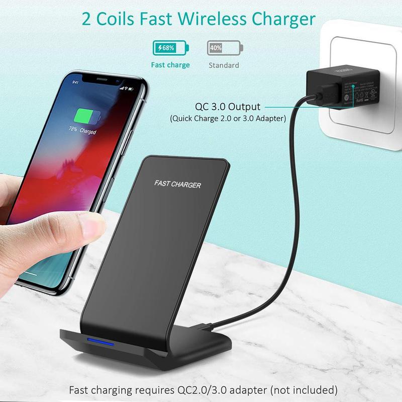 PDKUAI 20W Wireless Charger, Fast Charging Charging Station for iPhone 15 14 13 12 11 X 8 Series, Samsung Galaxy S Note Series, Huawei Mate