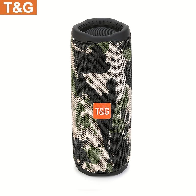 T&G365 Wireless Speaker - Immersive Surround Sound,36V Rechargeable , LED Lights, Portable Design, Built-in Mic, USB Charging, Micro SD TF Card Slot, Portable, Water-Resistant for Smartphones, Tablets, and PCs, , Indoor, Outdoor Audio