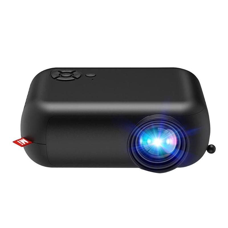 Portable Mini Projector, 1080P HD Projector, USB Rechargeable Home Theater Projector, Mini Projector for Home, Car, Outdoor