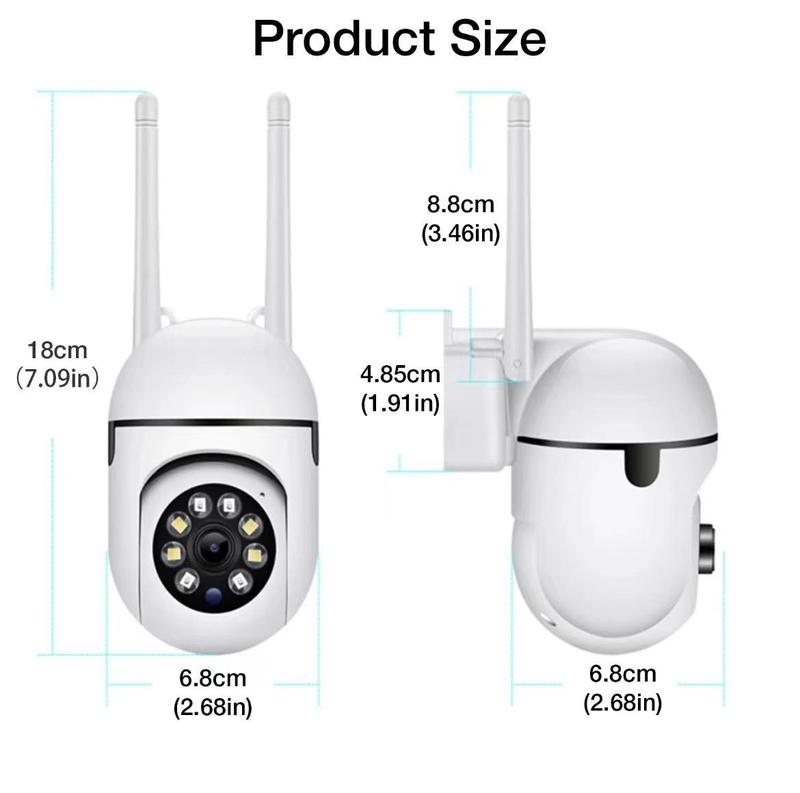 Wireless Light Bulb Camera Security for winter, HD 3MP Motion Sensor Home Security Camera, 2-way Aduio ＆ Night Vision Wireless Security Camera