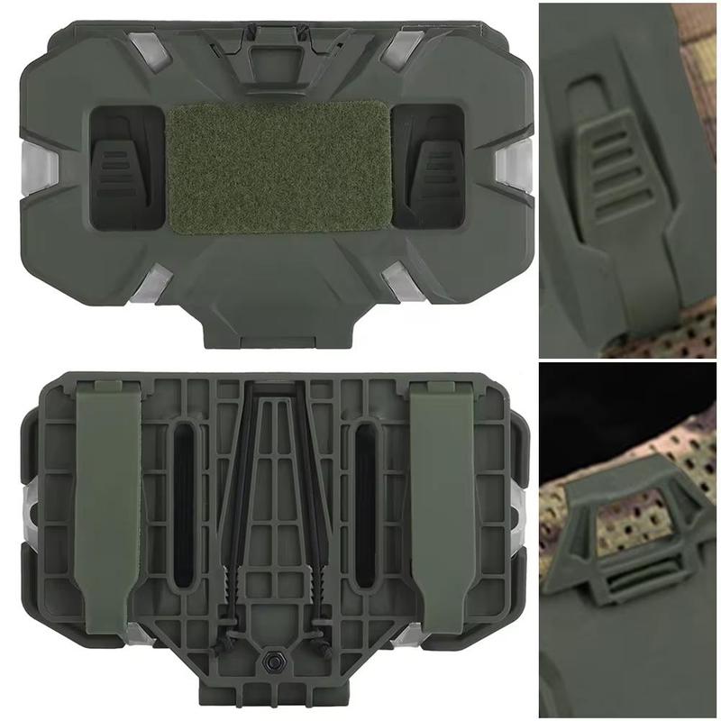 Folding Navigation Board Smartphone Holder, Tactical MOLLE Folding Navigation Board Smartphone Holder, Outdoor Phone Holder for Vest & Plate Carrier Attachment