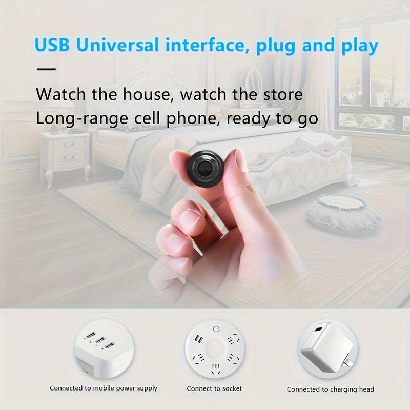 Smart Wireless Camera With Mobile Phone Remote App - Watch Anytime, Anywhere - Your Reliable Housekeeper Assistant hidden