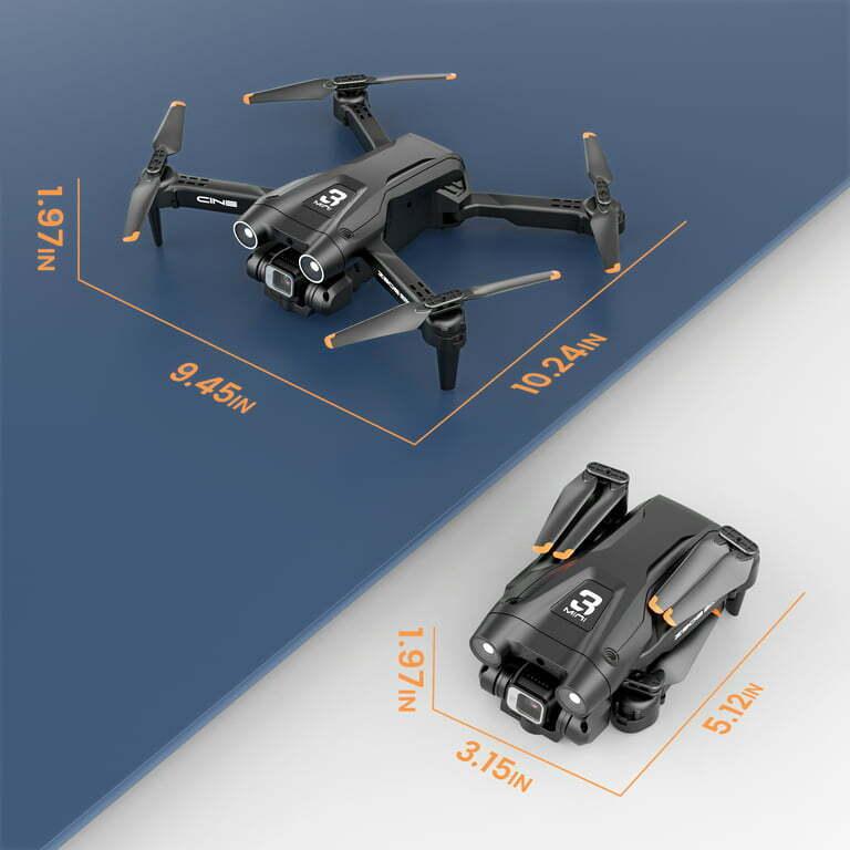 D96 Drone with a HD Dual Camera Foldable Drone Headless mode 3 Batteries 36mins Accessories Folding Cover Mobile Portable Stand Easy Control