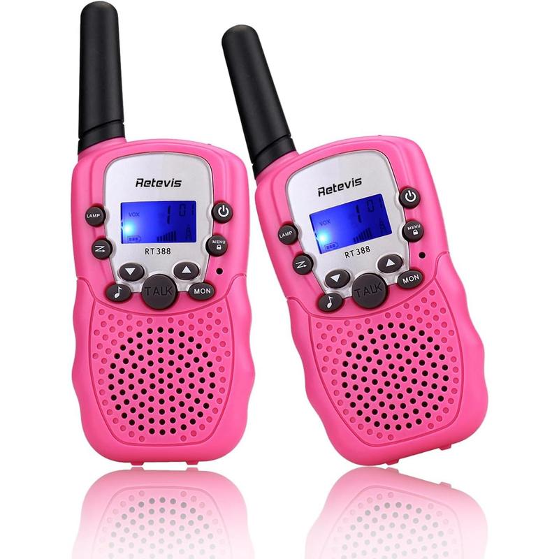 1 Pair Walkie Talkies for Kids, Kids Toys Long Range 2 Way Radio, Kids Walkie Talkie for Birthday Gifts Outdoor Camping Family Trip