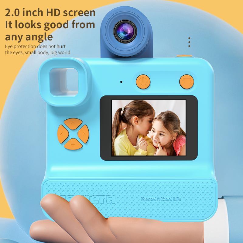 KGG Instant Camera, Rechargeable Instant Imaging Camera with IPS Display Printing, Digital Camera with Video Recording, Photo Filter Wireless Bluetooth-compatible Camera