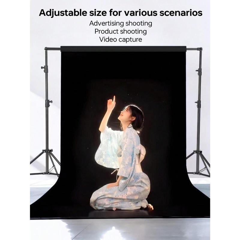 New Style Adjustable Black Photography Backdrop Stand, Without Backdrop Cloth, Photo Studio Props Shooting Support Set