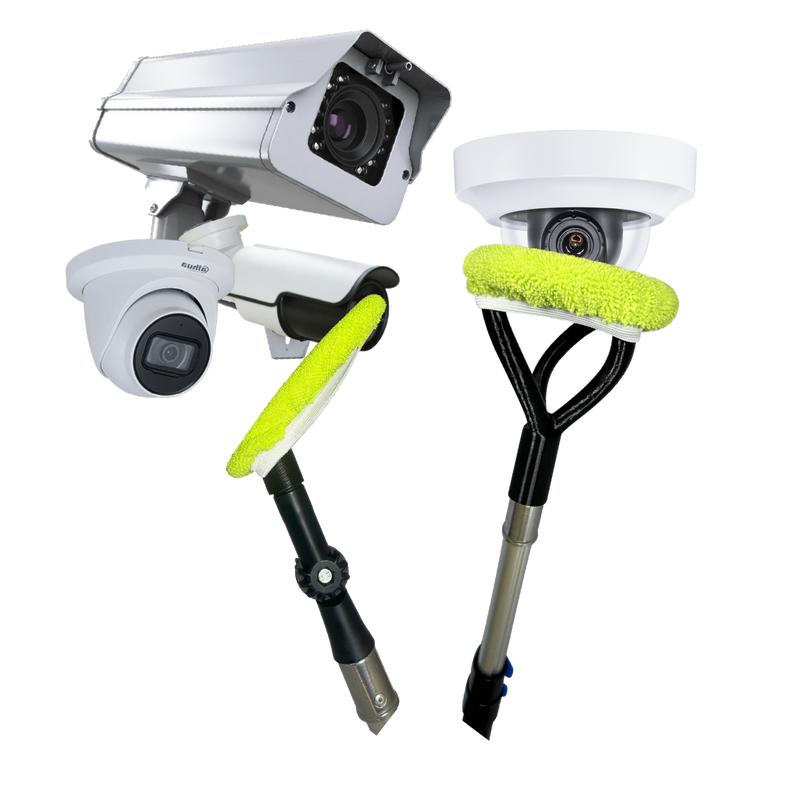 CameraShine Pro - Surveillance Cleaning Kit - Clean security cameras safely from the ground!? Smartphone