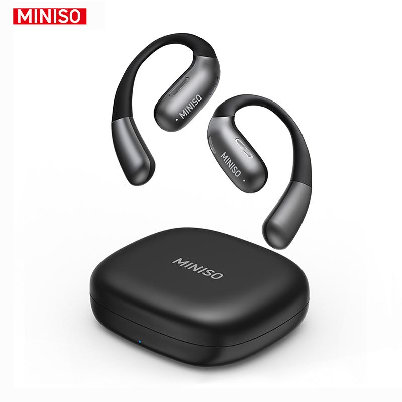 MINISO X28 OWS Translation Open Ear Wireless Bluetooth Earbuds Support 135 Languages Real Time Bluetooth Translation HIFI Sound Quality Sports Headphones IPX5 Waterproof With microphone