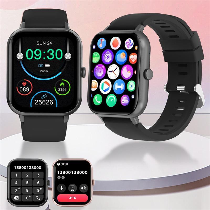 Smart Watch for Women Men with Bluetooth Call,Smart watch with Alexa Built-in,Heart Rate SpO2 Sleep Monitor,IP67 Waterproof,and Smartwatches for iOS&Android Phones