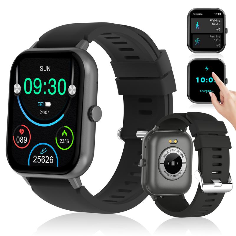 Smart Watch for Women Men with Bluetooth Call,Smart watch with Alexa Built-in,Heart Rate SpO2 Sleep Monitor,IP67 Waterproof,and Smartwatches for iOS&Android Phones