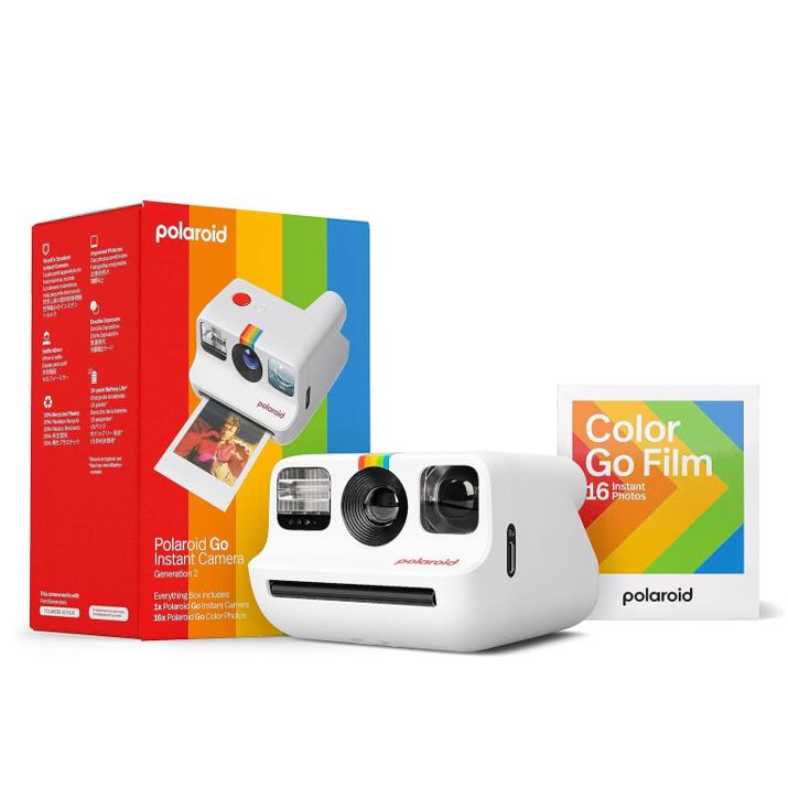 Polaroid Go Generation 2 - Mini Instant Camera + Film Bundle (16 Photos Included) - White (6282) E238