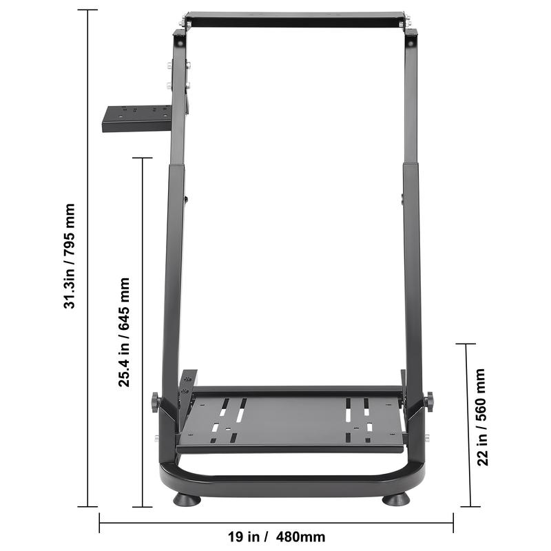 VEVOR G920 Racing Steering Wheel Stand Shifter Mount fit for G27 G25 G29 Gaming Wheel Stand Wheel Pedals NOT Included Racing Wheel Stand Accessories Adjustable