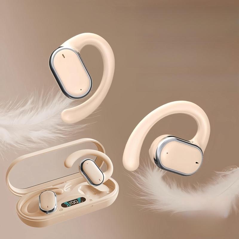 Wireless Earphone, In-ear Design Earphone with LED Display Charging Case, Stereo Sound Sports Earphone, Noise Cancelling Earbuds for Sports