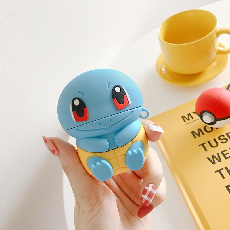 Pokemon Airpods Cover Case Bulbasaur Eevee Squirtle Togepi Kawaii 1 2 3 Pro Cute Anime Periphery Bluetooth Headset Lovely Gift