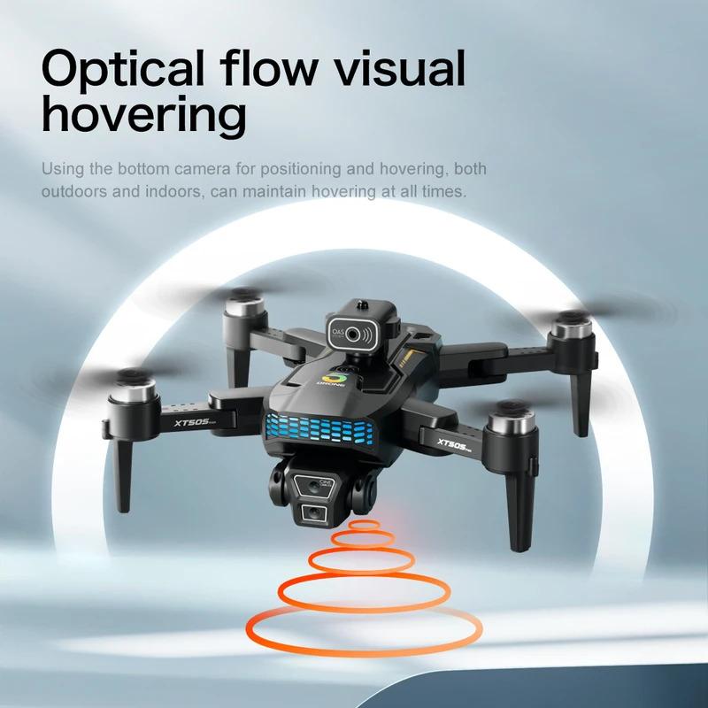 Xt505 RC drone 8K HD Dual Camera GPS 5G WiFi 360 ° obstacle avoid motor optical flow foldable quadcopter toys gifts