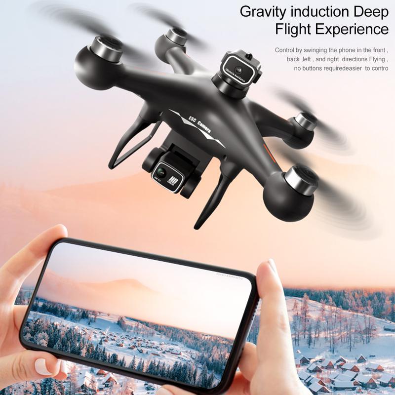 GoolRC S116 Drone with 4K Camera for Adults, RC Quadcopter with Obstacle Avoidance, Optical Flow, Trajectory Flight, Headless Mode, Gravity Sensor, Brushless Motor, Storage Bag and 2 Batteries (Black)