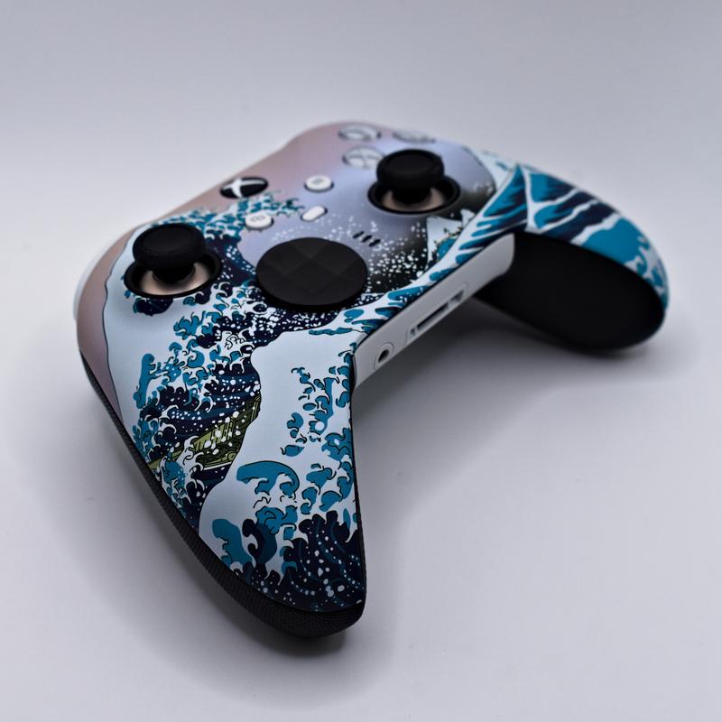 [Price Drop] Microsoft Xbox Elite Series 2 Wireless Controller - Custom Great Wave - Accessories Game Console