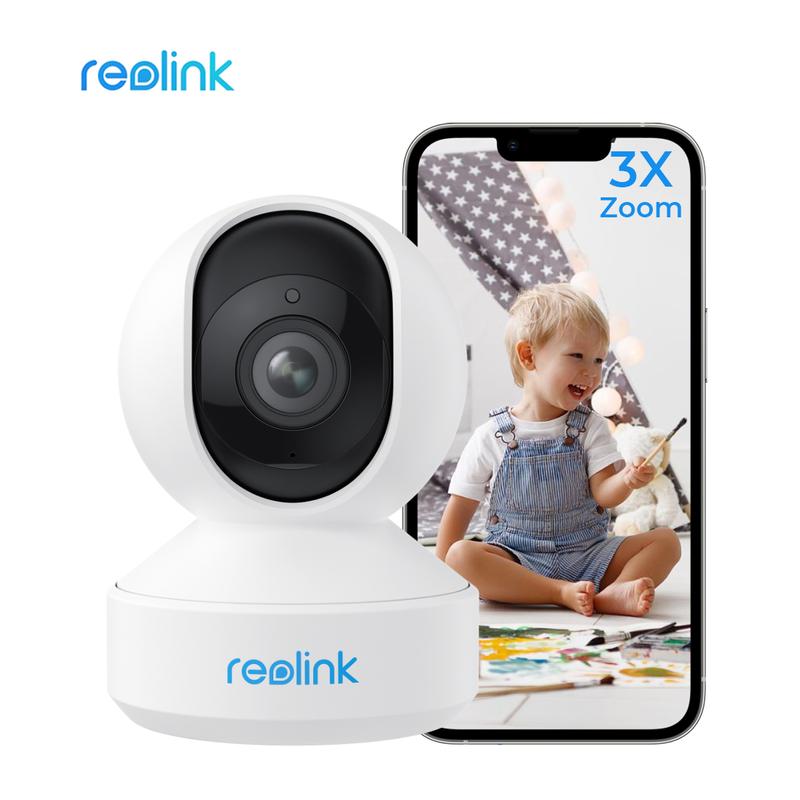 Reolink E1 Zoom 5MP Smart PTZ WiFi Indoor Security Camera, Person Pet Detection & Auto Tracking, Two-Way Audio