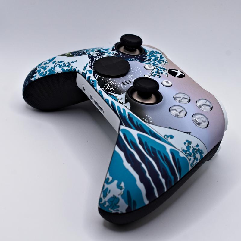 [Price Drop] Microsoft Xbox Elite Series 2 Wireless Controller - Custom Great Wave - Accessories Game Console