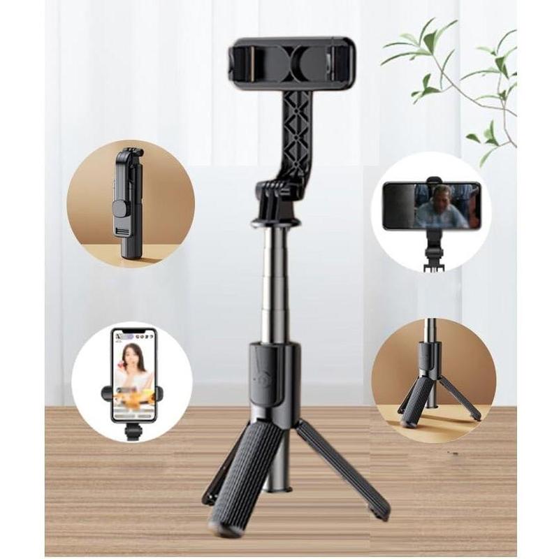 Selfie stick phone holder, expandable phone holder, all-in-one portable tripod, Bluetooth tripod, all-in-one floor extension pole Accessories Mobile