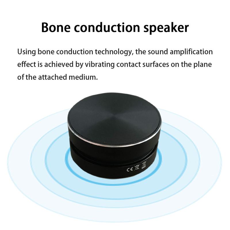 2025 Portable Bone Conduction speaker - Turn Something Into A Speaker - Humbird Portable Mini Bluetooth Speaker with Bone Conduction Audio.