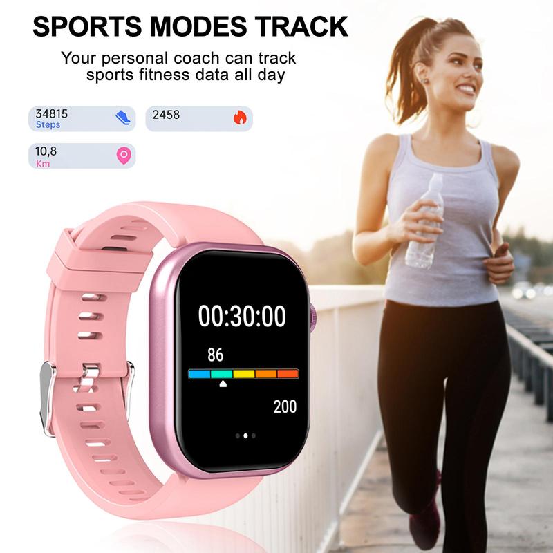 Multifunctional Smart Watch, 1 Count Fashion Digital Watch with Music Control, Weather Forcast, Phone Call, Sports Watch for Women & Men