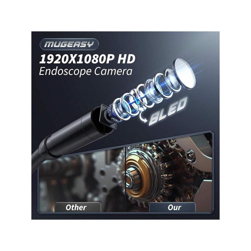 [DDB] Endoscope Camera With Light - Inspection Borescope Camera With 4.3