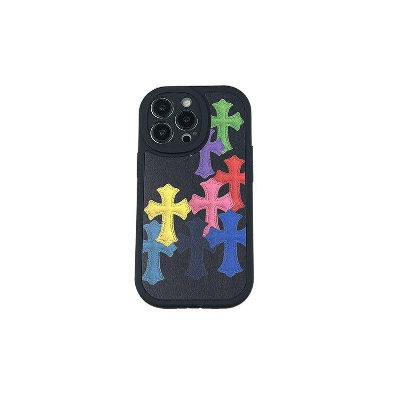 Applicable to Ip16promaxcase Cross IP14 Phone Case 13promax Patch 12 Protective Case 11 Soft Protector Smartphone