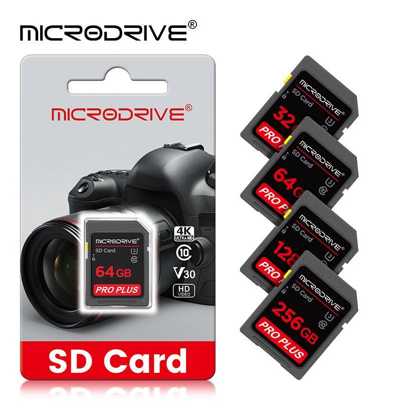 MICRODRIVE SD Card, 16GB 32GB 64GB 128GB SD Card, Camera Accessories for Camera, Smartphone, Tablet, Laptop, Computer