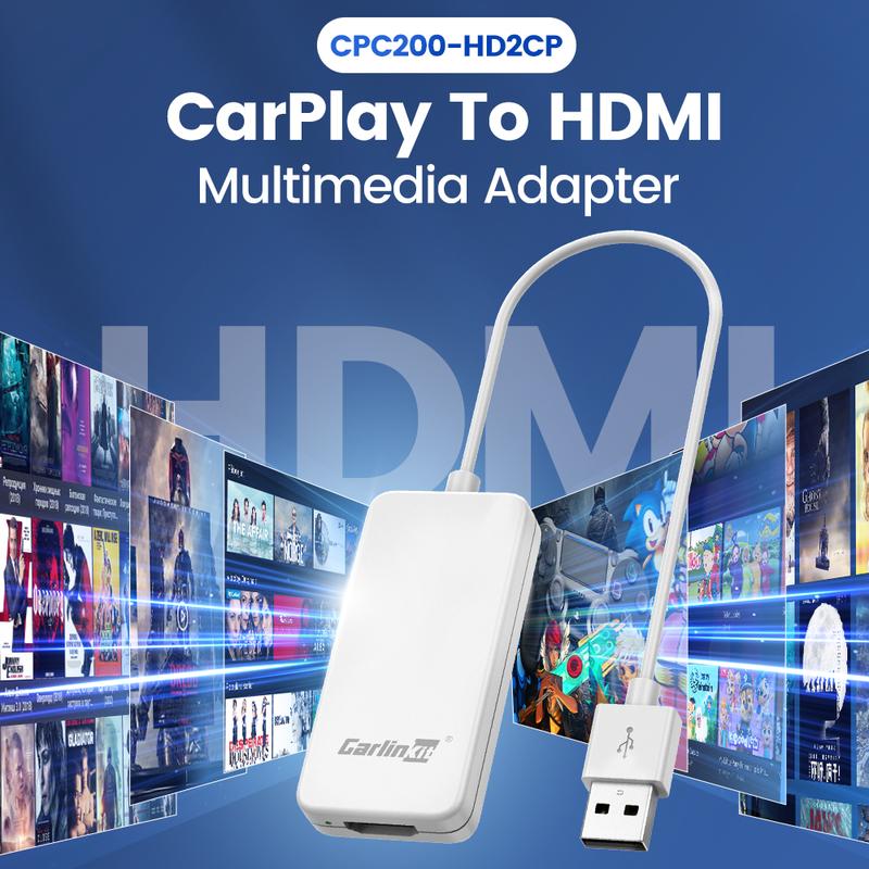 TV Game HDMI Multimedia adapter fit for wired CarPlay, making long trips more enjoyable with entertainment. Plug car Screen hdmi Stick