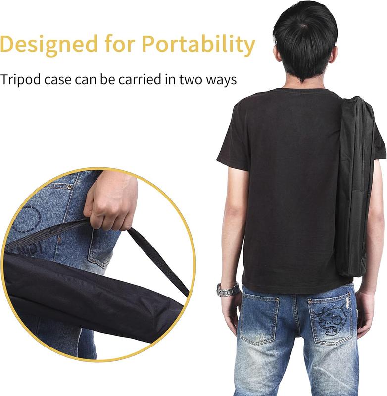 23.6in Carrying Case Bag with Strap for Light Stand Tripod Monopod Photography Photo Studio