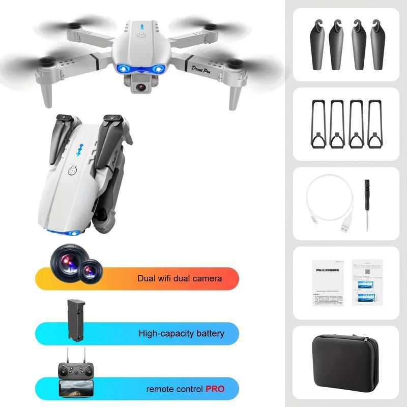 E99 drone with camera, foldable RC drone, remote-controlled drone toy beginner men's gift, affordable indoor and outdoor drone, Christmas, Halloween, Thanksgiving gift