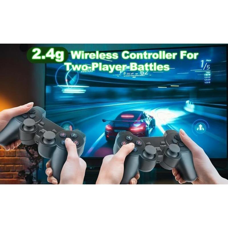 [Quick Delivery]New store discount Retro Game Console Stick,64GNostalgia Game Stick with 20000+Video Games, 9 Emulator ConsolePlug and Play for TV, Retro PlayCompatible with Arcade Maze, 4K HDOutput,2.4GHz Wireless Controllers