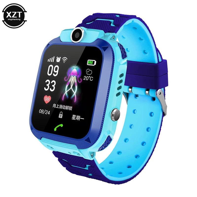 New Q12 waterproof childen's smart watch Sim card lbs location tracker voice chat flashlight childen's smart phone watch Reloj