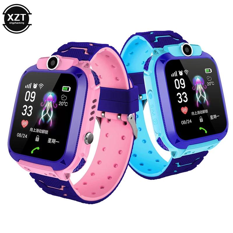 New Q12 waterproof childen's smart watch Sim card lbs location tracker voice chat flashlight childen's smart phone watch Reloj