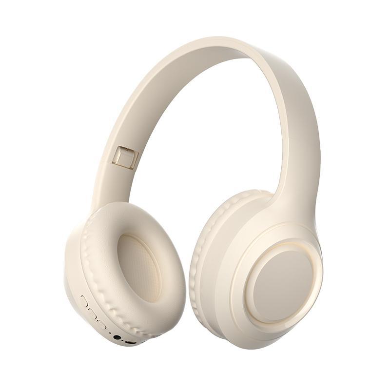 Wireless Headphones, Noise Cancelling Headphones with Built-in Microphone, Foldable Gaming Headset for Phones, Computers, MP3