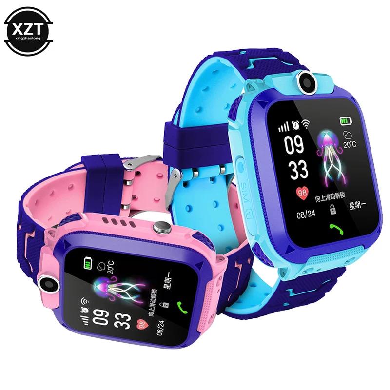 New Q12 waterproof childen's smart watch Sim card lbs location tracker voice chat flashlight childen's smart phone watch Reloj