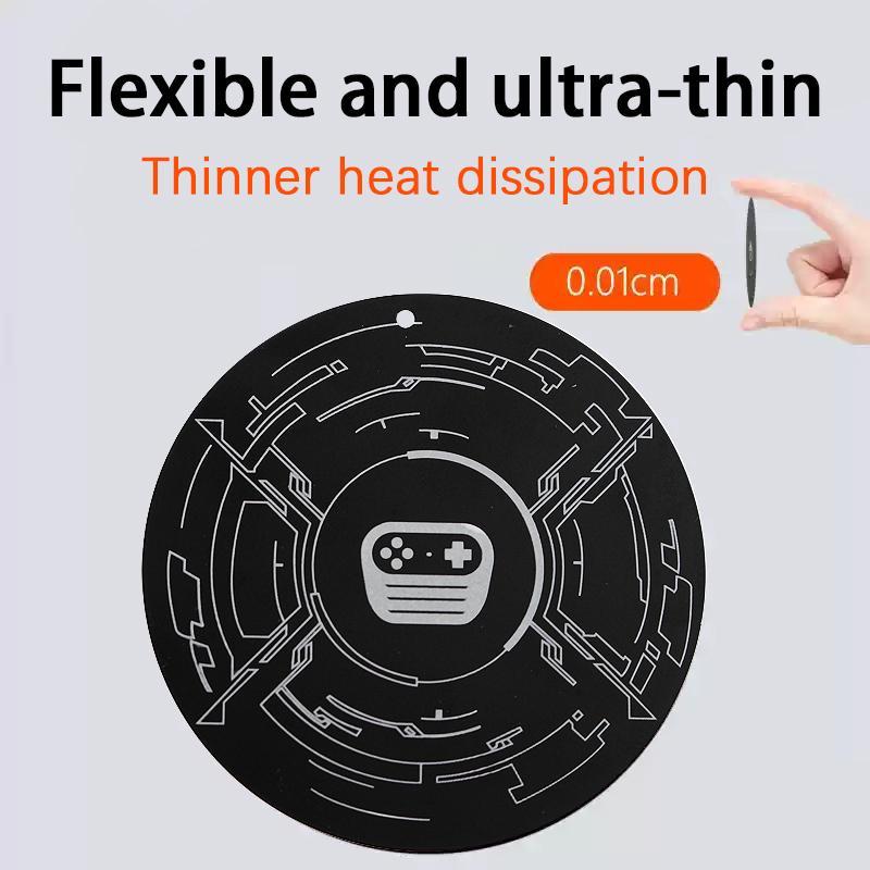 Phone Cooling Plate, Ultra-thin Magnetic Phone Heat Sink Plate, Universal Phone Accessories for iPhone Huawei Xiaomi iPad