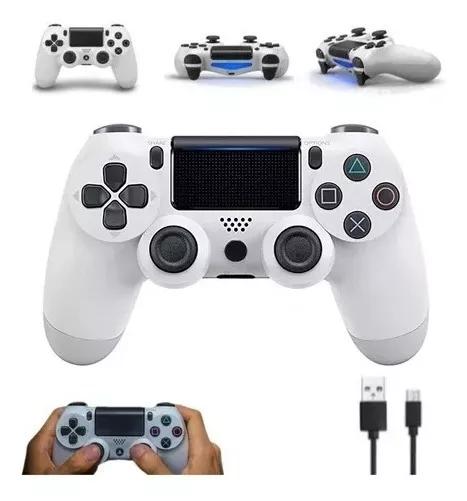 PS4 Black Wireless Controller for PS4 Slim Professional PC with USB Cable 1000mAh Battery Dual Vibration 6-Axis Multi-Touchpad Shared Buttons, Ergonomic Design