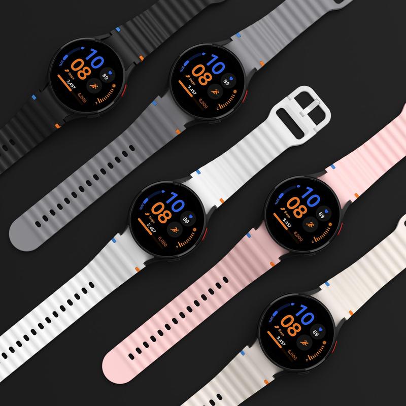 Silicone Watch Band (Band Only), 1 Count Replacement Watch Band for Samsung Galaxy Watch 7 FE 6 5 4, Smart Watch Accessories