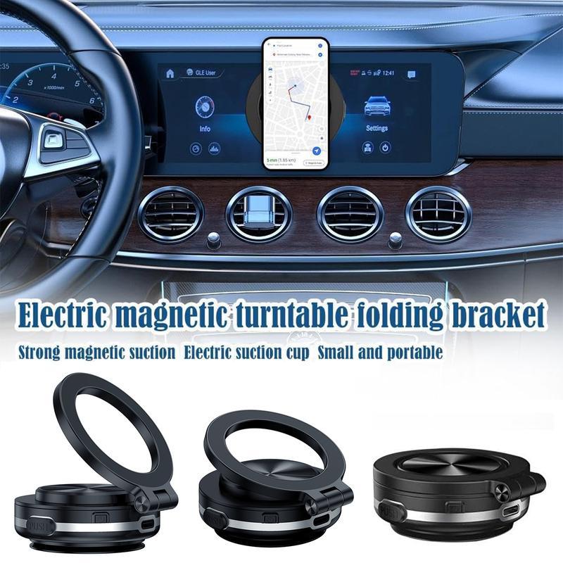 Magnetic Car Phone Holder - 360° Rotatable Smartphone Stand for Car, Truck, SUV