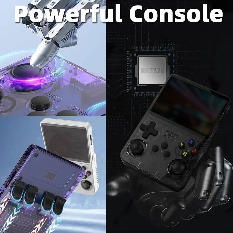 R36S Handheld Game Console, R36S Retro Handheld Game Console, 3.5-inch Retro Handheld, with 32G+64G Built-in 15000+ Classic Games, Game Consoles