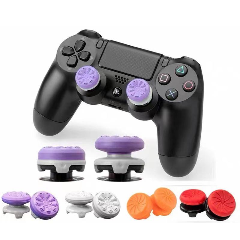 Control Freeks FPS Freek Galaxy(Purple Black White)& Inferno (Red) for Xbox One and Xbox Series X Controller, Rubber Performance Thumbsticks, Joystick Thumb Grips Accessories Console Smartphone