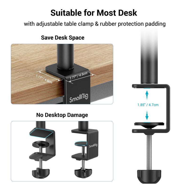 [Holiday Deal]SmallRig Camera Desk Mount Table Stand 15